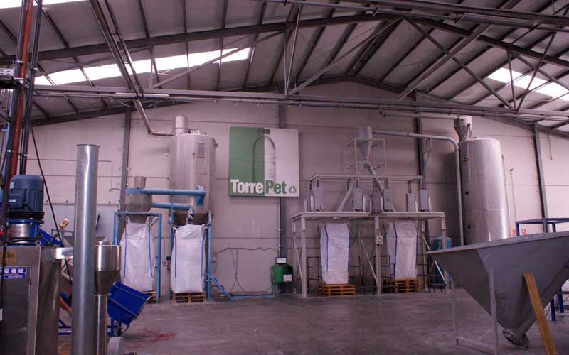 PVC instalado en sala de producción